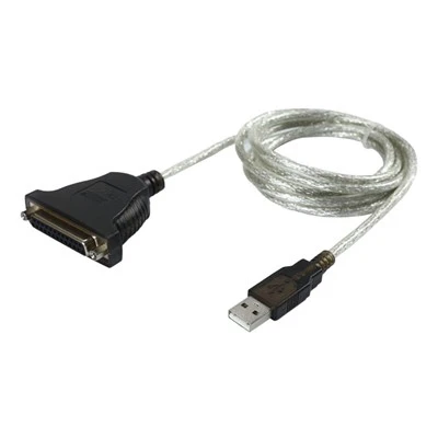 USB 2.0 ל-DB25 IEEE-1284 כבל מדפסת מקבילה