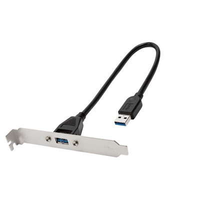 USB3.0 כבל זכר לנקבה עם תושבת PCI