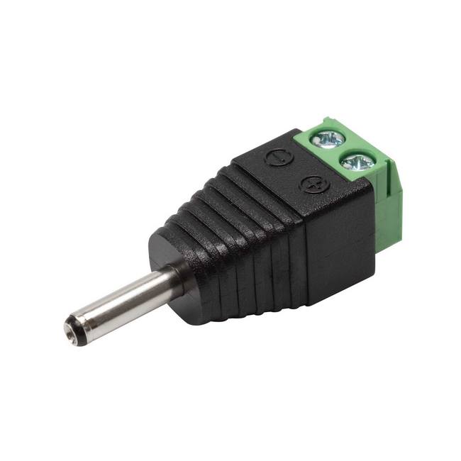 זכר DC Barrel Power Plug-on Connector Wire Connect Block Block