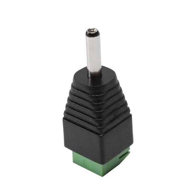Male DC Barrel Power Plug Screw-on Wire Connector Terminal Block