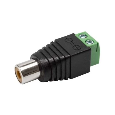 RCA (Composite Video, Audio) Female Jack Terminal Block
