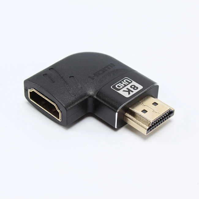 מצמד מתאם OEM 8K 90 מעלות HDMI2.1 זכר לנקבה