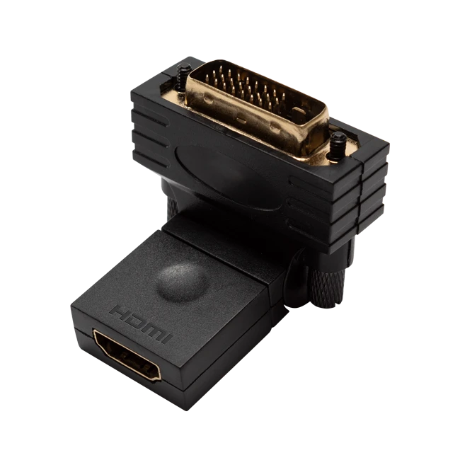 מתאם HDMI ל-DVI 24 פלוס 1 מסתובב